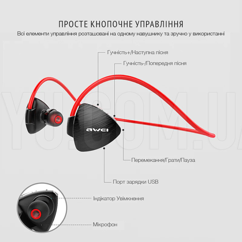 Навушники AWEI A847BL Навушники AWEI A847BL